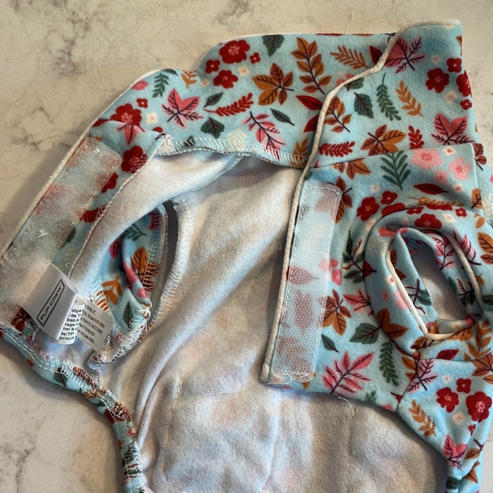 Fall Print Dog Pajamas - Picture 6 of 8